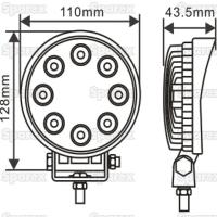 LED Work Light Round, 1840 Lumens - 112524_pic10.jpg